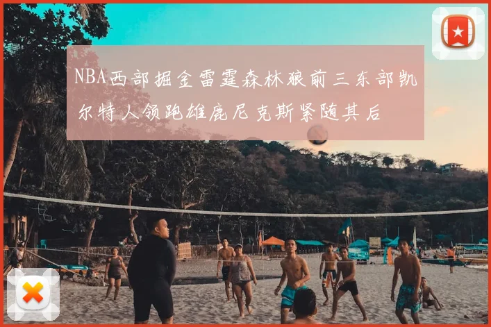 NBA西部掘金雷霆森林狼前三东部凯尔特人领跑雄鹿尼克斯紧随其后